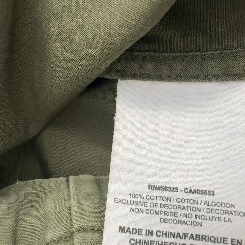 Nike Jacket Womens S Green Cotton Camo Ripstop Utility Hooded Military Gorpcore‎